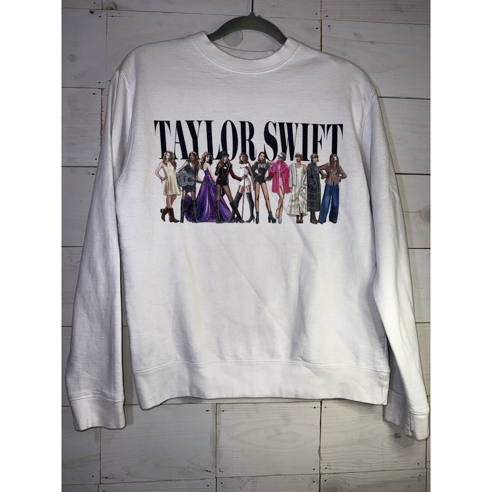 Taylor Swift Midnights Eras Tour Size S Folklore Lover Speak Crewneck Sweatshirt